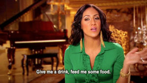 tv,eating,drinking,real housewives,reality tv,rhonj,real housewives of new jersey,melissa gorga