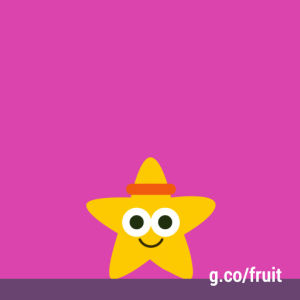 fruit games,jumping for joy,happy dance,google doodle,google,yellow paint