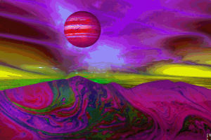 jupiter,psychedelic,artists on tumblr,sci fi