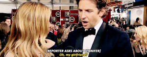 bradley cooper,celebrities,jennifer lawrence,13,bradlifer,master otp,so cute the way they try to deny it