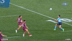 boom,nrl,origin,blues,rugby league,national rugby league,smashed,queensland,state of origin,nsw,jarryd hayne,qld,nsw blues,suncorp stadium,anz stadium rugby league,queensland maroons,huge hit,will chambers