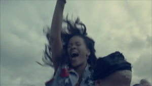 we found love,music video,rihanna,excited,yay,cheering