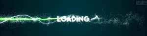 loading icon,particles