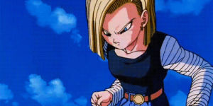 dragon ball z,android 18,dbz,anime,androids