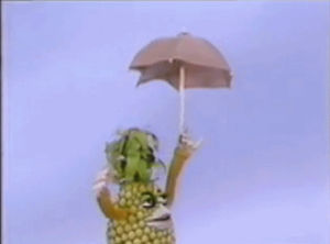 pineapple,umbrella,weird,puppet