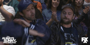 dance,excited,sunny,mac,charlie,karate,fxx,pumped,charlie day,rob mcelhenney,its always sunny