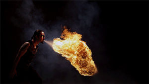 the matrix,bullet time,fire breathing