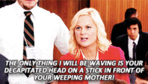 parks and recreation,leslie knope,threat
