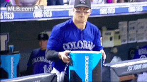 Nolan arenado mlb colorado rockies GIF - Find on GIFER