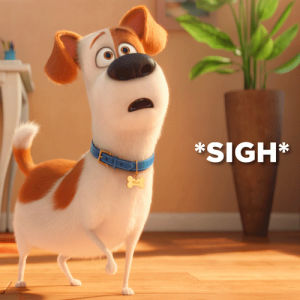 sigh,the secret life of pets,tuesday,max,monday feels