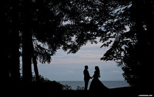 silhouette,animation,kiss,wedding,cinemagraph,lake st clair
