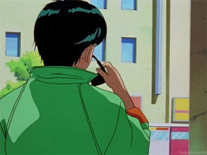 yu yu hakusho,yusuke urameshi,anime,90s,yyh,yusuke