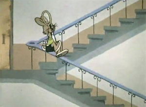 nu pogodi,soyuzmultfilm,russian animation,just you wait,seventies,1972,hare,prada cards
