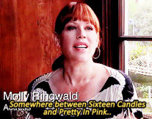 molly ringwald,sixteen candles,16 candles,80s,1980s,2011,funny or die,pretty in pink,ralph macchio,the karate kid,karate kid,brat pack,the brat pack