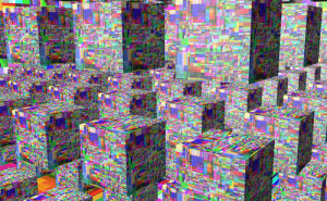 c4d,glitch,colorful,cubes
