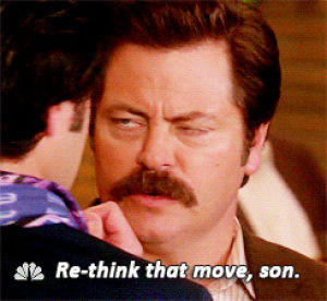 ron swanson,parks and recreation,single,parks and rec