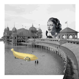 collage,modern art,banana,funny,contemporary art,pop art,animation,art,anime,black and white,vintage,retro,dope,yellow,stop motion,rad,cult,motion graphic,kayankwok