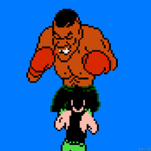 mike tyson,nes,video game,retro,classic,punch out