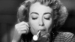smoking,joan crawford,classic film