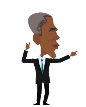 politics,democrat,celebrating,obama,dancing,cartoon,barack obama,president,election 2016,mr president