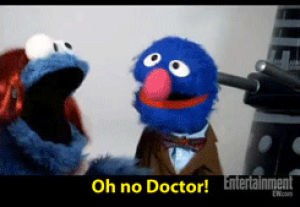 grover,parody,doctor who,cookie monster