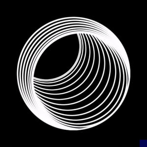 art,abstract,optical illusion,minimalist,geometric,minimalism,moire,minimal,op art,black and white,digital art,perfect loop,the blue square