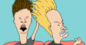 beavis and butthead,rock out