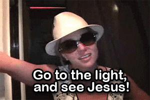 britney spears,go to the light,jesus,go to the light and see jesus