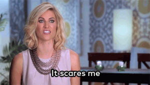 scared,scary,real housewives,rhony,real housewives of new york,real housewives of new york city,kristen taekman,rhonyc