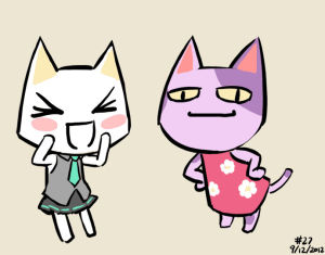 toro inoue,channel frederator,animal crossing,cat,animation,miku hatsune
