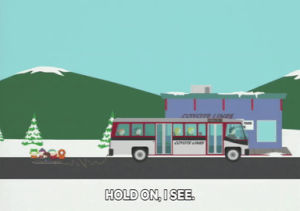 snow,street,bus,school bus