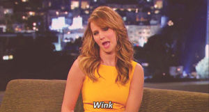 celebrities,jennifer lawrence,catching fire,wink,hunger games