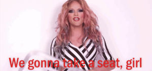 reaction,rupauls drag race,rupaul,detox icunt,vicky vox,blurred bynes,tony with the gieger counter thingy,obeying