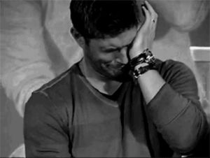jensen ackles,supernatural,dean winchester,crying