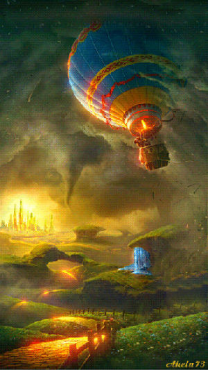 tornado,hot air balloon,oz the great and powerful