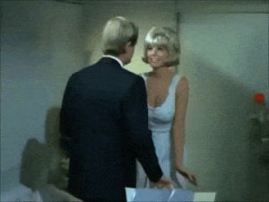 the man from uncle,60s,david mccallum,illya kuryakin,girls,kisses,from video i can not remember now