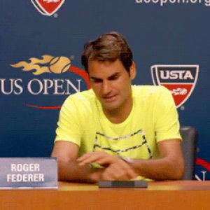 tennis,stuff,nike,roger federer,us open,federer,press conference,us open 2015,palm of my hand,cant wait to see her on screen again