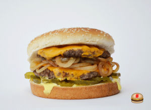cheeseburger,art,3d,emoji,original,burger,featured,oklahoma,onion,oinkster,burgerlords,jimmaybones,food drink,benjie escobar