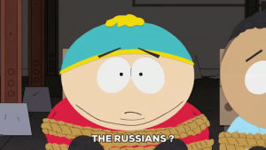 eric cartman,confused,tied up,russian
