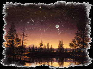 stars,shooting star,full moon,camping,water,night,sunset,lake view