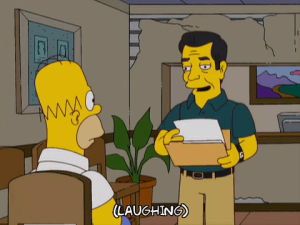 funny,homer simpson,happy,season 20,laughing,episode 1,interested,20x01