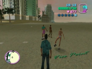 grand theft auto,vice city,video games,fail,roller skating