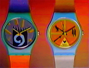 swatch,hayley marshall,80s,1980s,retro,watch,80s s,80s commercials,80s kids,cool stuff,lilly,stringer bell