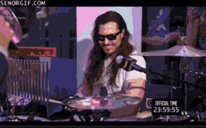 andrew wk,funny,music,win,drums,party hard,drumming