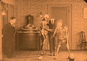 film,vintage,buster keaton,skeletons,the haunted house,hot ground,empty desert