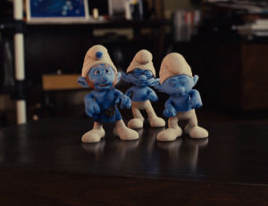 smurfs,funny,music,animation,fun,silly,rock out