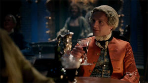 tv,season 2,drink,drinking,starz,alcohol,cheers,glass,outlander,toast,02x02,andrew gower,prince charles stuart
