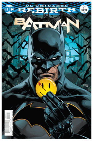dc comics,batman,the flash,watchmen,batman 21 cover,dc rebirth,batman 21,dc batman