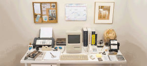 clutter,design,with,stuff,back to the future,remember,desk,actually,cluttered,joels,use