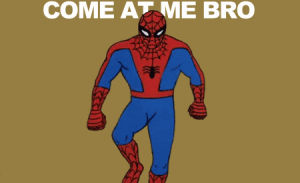 come,come at me bro,spiderman,spider,bro,peter parker
